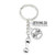 Weight Plate Keychain  Barbell Keychain  Strong is beautiful keychain  Gym Keychains