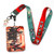 One Piece Luffy Zoro Lanyard Keychain with ID Card Badge Holder  one Piece Strong World