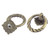 uxcell Kitchen Cabinet Cupboard Dresser Door Ring Pull Handles Knob 2pcs