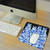 Sunshine Cases Blue Camo Camouflage Kitties Cat Art by Denise Every Mouse Pad