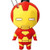 Marvel Iron Man Soft Touch Nail Clipper Key Ring  1 inch  Multi Color