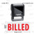 New Trodat 4911 Self Inking Rubber Stamp w. Billed