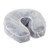 Fitted Disposable Massage Headrest Covers Face Rest Cradle Covers 50 count White