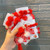 Chinese Style Girl Ribbon Tassel Hair Clips Princess Bow Duckbill Clip Pearl Hair Ball Hanfu Kimono Headwear New Year Hairpins BB Clip 4 red