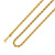 M MOOHAM Gold Chain for Men  3mm 18 Inch Stainless Steel Gold Plated Twist Rope Chain Necklace for Men