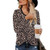 Womens Shirts and Blouses Long Sleeve Hessimy Women s Leopard Print Color Block Tunic Round Neck Long Sleeve Shirts Striped Causal Blouses Tops