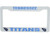 Rico Industries NFL Tennessee Titans Plastic License Plate Frame