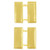 Smith  and  Warren Small Captain Bars Collar Brass Insignia Gold Finish