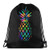 Affany Pineapple Drawstring Backpack Bags Men Women Sport Gym Bag Polyester Cinch Sack for Hiking Yoga Swimming Travel