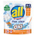 All Mighty Pacs Laundry Detergent with Oxi Stain Removers and Whiteners  Free Clear  Pouch  32 Count