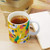 11oz White Ceramics Cup Tea Coffee Milk Cup Organism Child Art Unique Gift Mug for Wedding Birthday Party Christmas Gift and Thanks Giving Mug Gift One Pack