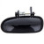 INEEDUP Door Handle Replacement for 1996-2000 for Honda Civic Exterior Rear Left Side Black