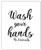 Wash Your Hands  No Seriously Funny Bathroom Signs Typography Wall Art  Unframed 8x10 Bathroom Pictures Wall Decor Print - Housewarming Gift Idea for Bathroom Artwork For Wall