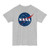 Fifth Sun Nasa Logo  Athletic Heather  X-Large