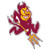 Craftique Arizona State Sun Devils Magnet  Sun Devil Magnet  3 inch 6 inch 12 inch   6 inch