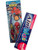 Ultimate Spiderman Toothbrush  Protective Toothbrush Cap  and Aim Bubble-Berry Kids Toothpaste  Bundle of 3 Items