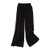 Girls Pajama Pants Comfy Wide Leg Lounge Pants Yoga Loose Pants Casual Palazzo Joggers Pants Drawstring Soft Pj Bottoms Black