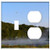 2-Gang  Toggle Outlet Combination Wall Plate Cover - Sunrise Pond Mist Water Sky Nature Trees