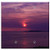 Double Blank Wall Plate Cover - Sunset Violet Sea Evening Sun Twilight Landscape