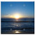 Double Blank Wall Plate Cover - Sunset Lighting Sunbeam Dusk Sun Sea Blue Wave