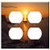 Double Duplex Outlet Wall Plate Cover - Sunset Waters Dusk Dawn Sea Sky Evening Sun