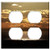 Double Duplex Outlet Wall Plate Cover - Sun Lying Sunset Light Clouds Evening Landscape