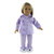 Doll Clothes (2 Piece Sleepwear Pajamas With Shoes Fits For 18 Inch American Girl Dolls)