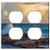 Double Duplex Outlet Wall Plate Cover - Sea Seashore Rocky Coast Sunset Sky Clouds Wave