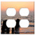 Double Duplex Outlet Wall Plate Cover - Abendstimmung Sylt Sunset Evening Sea