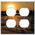 Double Duplex Outlet Wall Plate Cover - Sunset Dawn Dusk Waters Evening Sweden Landscape