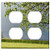Double Duplex Outlet Wall Plate Cover - Storm Dark Sky Sunlight Blossom Weather Cloud