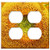 Double Duplex Outlet Wall Plate Cover - Sun Flower Flower Helianthus Annuus Flowers Yellow