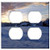 Double Duplex Outlet Wall Plate Cover - Winter Mood Snow Landscape Winter Magic Sunset