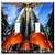 Switch Plate Double Toggle - Kazakhstan Soyuz Rocket Space Travel Sky Clouds