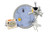 Giant Microbes Brain Cell Science Kit Graduation Edition