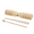 FEIlei Toy Musical Instrument Two Tone Wood Block Beater 2-Tone Woodblock Guiro Wooden Handle Percussion Toy