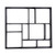 Paving Mold Walk Maker  DIY Plastic Pathmate Pavement Concrete Mould Stepping Stone Paver Walkway Mold Decoration  10 Grid 45 x 40 x 4cm