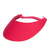 Fabric Foam Sun String Visor - Cherry Red OSFM