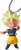 Super Dragon Ball Ultimate Deformed Mascot Figure Swing Keychain Super Saiyan Goku