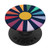 Rainbow Sunshine Circle colorful sun rays PopSockets PopGrip  Swappable Grip for Phones  and  Tablets