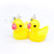 Cute Yellow Rubber Duck Duckie Ducks Earrings