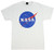 Fifth Sun NASA Logo Adult T-Shirt - White Small