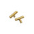 OYX Gold Cabinet Knobs Brass Knobs for Cabinet Gold Hardware for Dresser Brass Kitchen Cabinet Pulls Furniture Drawer Handle Pull 10Pack