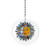Mexican Talavera Design Moon Sun Fan Light Pull