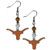 NCAA Siskiyou Sports Womens Texas Longhorns Fan Bead Dangle Earrings One Size Team Color
