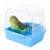 kathson Bird Cage Bath Parakeet Bathing Tube for Budgie Conure Parakeet Finch Canary Cockatiel Parrot Lovebird  Random Color