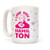 LookHUMAN I Love You a Hamil-TON White 15 Ounce Ceramic Coffee Mug LookHUMAN I Love You a Hamil-TON White 15 Ounce Ceramic Coffee Mug
