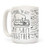 LookHUMAN Trying To Get My Shit Together White 15 Ounce Ceramic Coffee Mug LookHUMAN Trying To Get My Shit Together White 15 Ounce Ceramic Coffee Mug