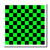 3dRose ht_20435_3 Green and Black Checkered Print Iron on Heat Transfer for White Material, 10 by 10-Inch