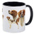Brittany Spaniel RINGER Mug - Ceramic 11oz Coffee Tea Cup Gift Stocking Stuffer